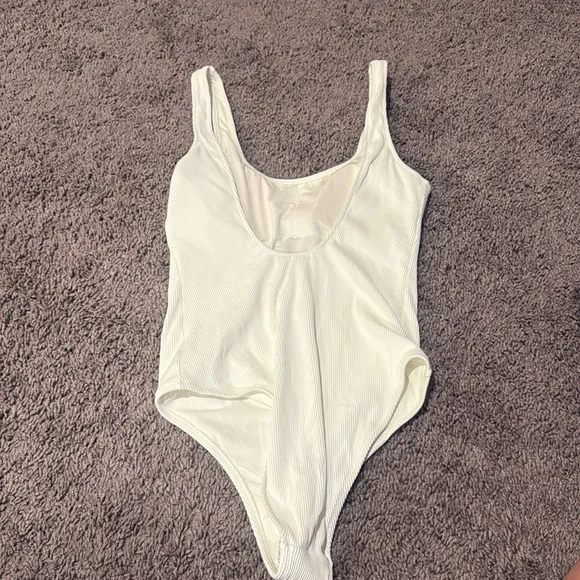 NWT Aerie White One Piece Swimsuit - Picture 5 of 5